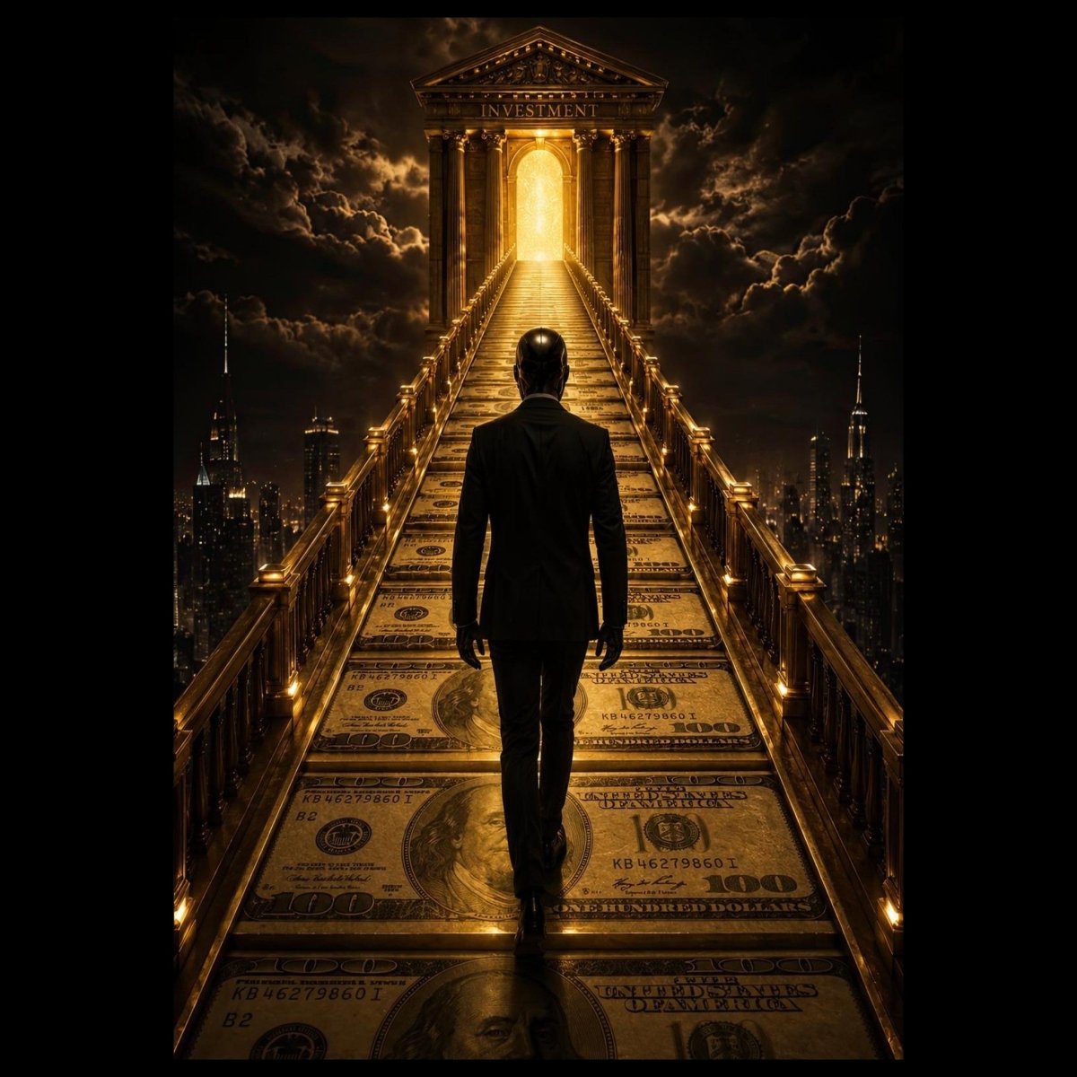 The Way of Investment - Golden World Kollektion - Poster