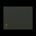 Mousepad – Vegan leather black with gold scales