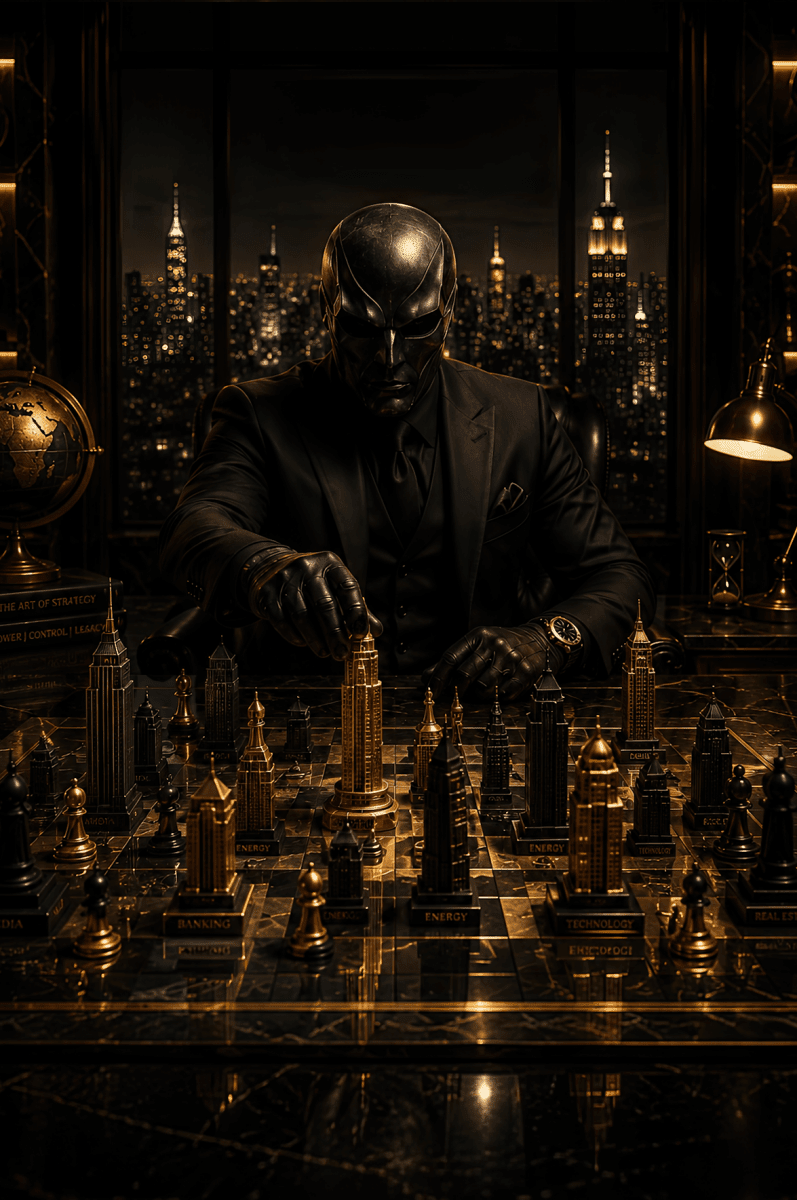 The Art of Strategy - Golden World Kollektion - Leinwand