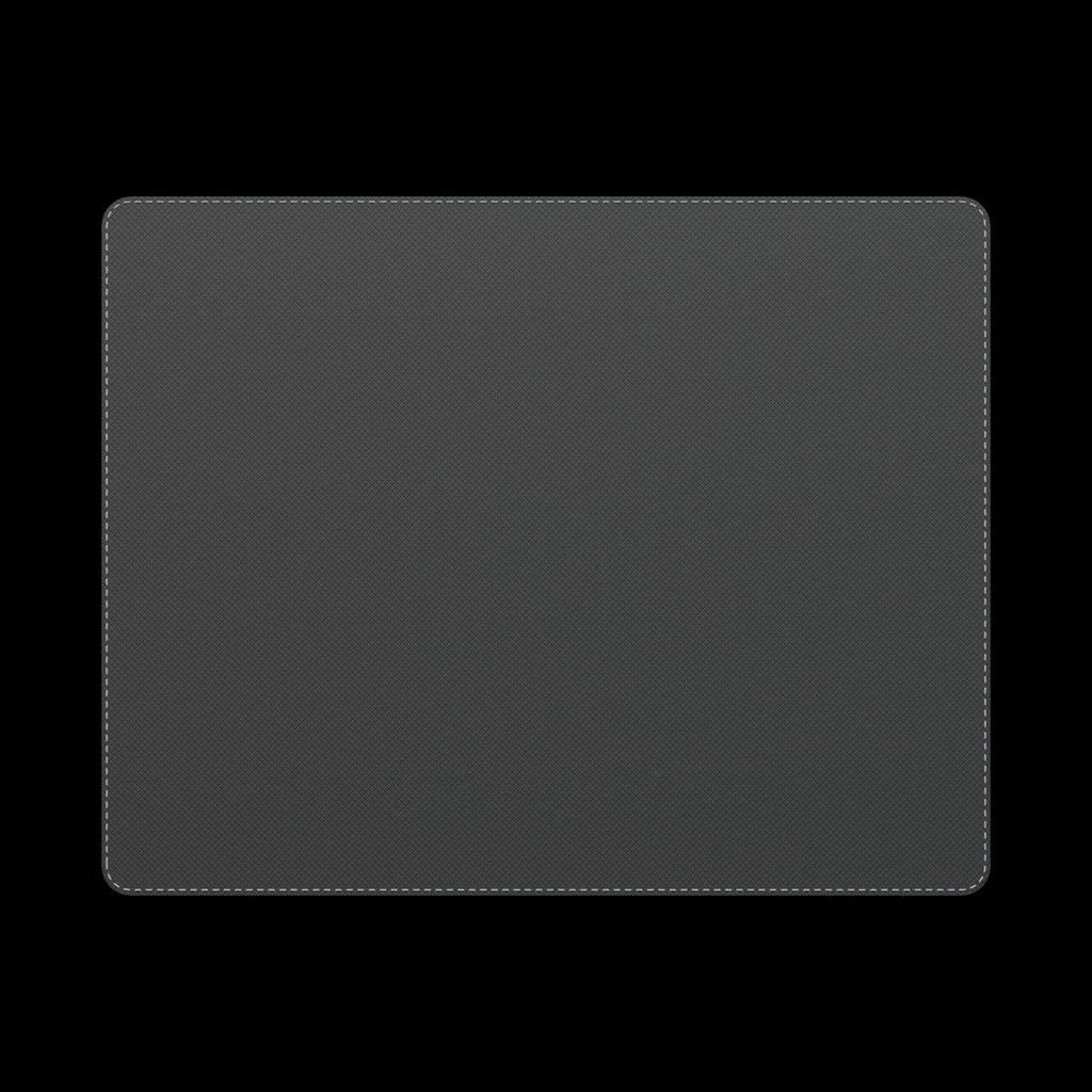Mousepad – Vegan leather black with gold scales