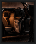Der Chauffeur - Gerahmte Leinwand