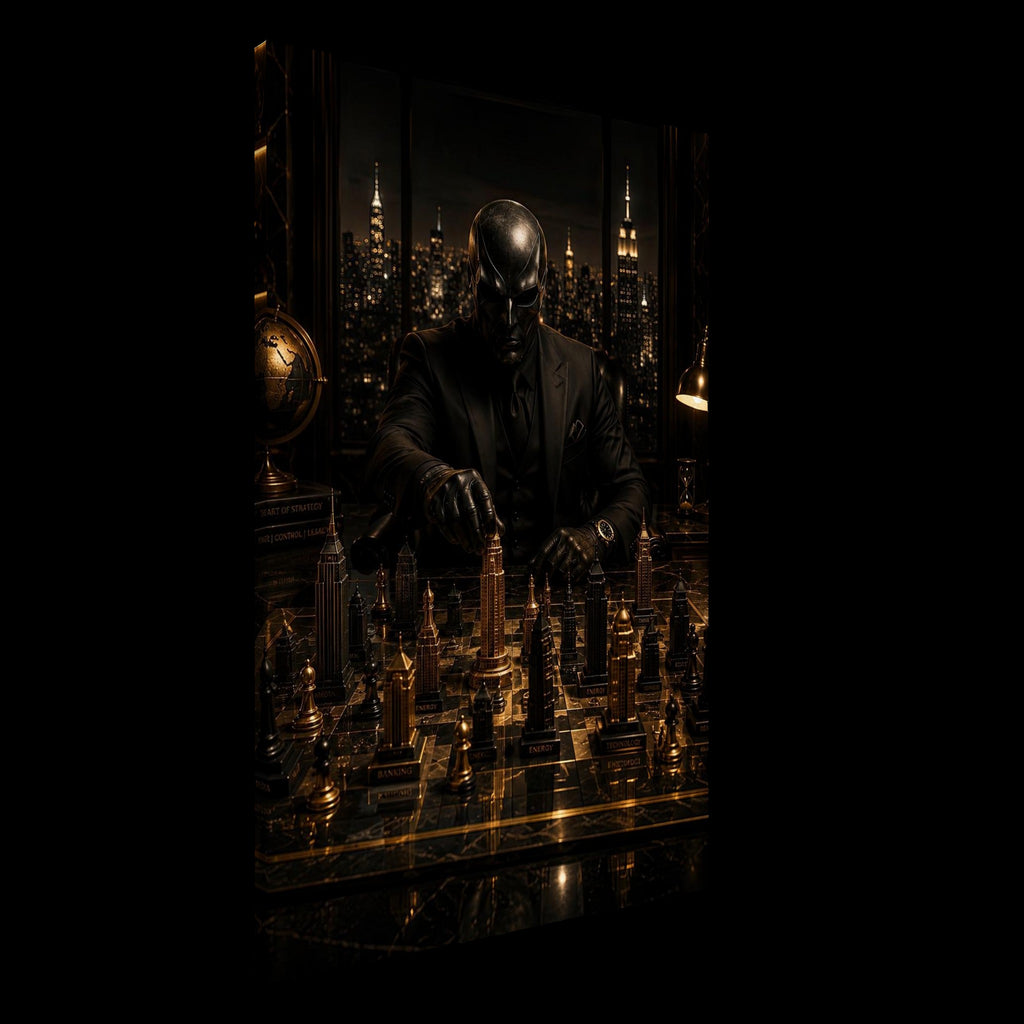 The Art of Strategy - Golden World Kollektion - Leinwand