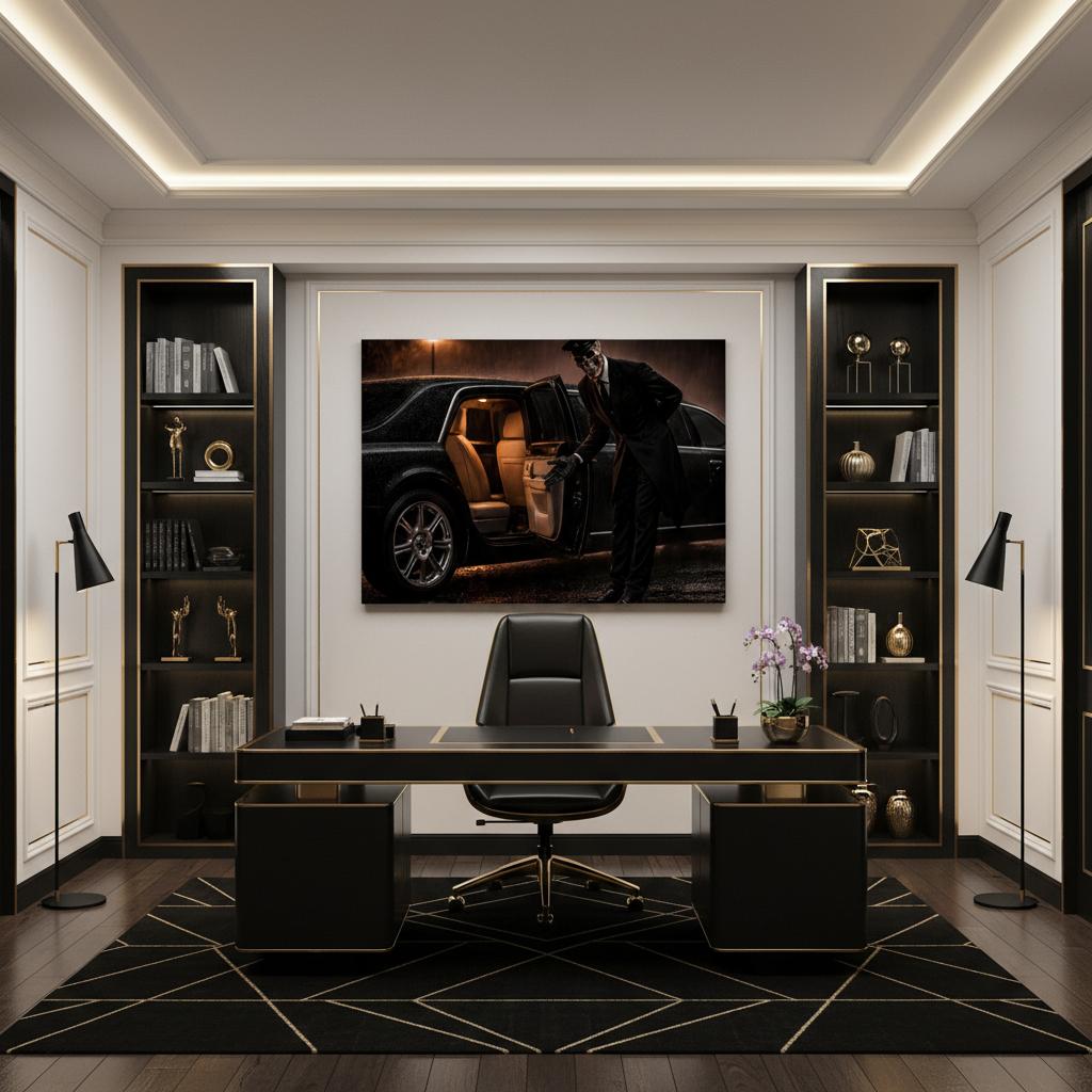 Der Chauffeur - Leinwand
